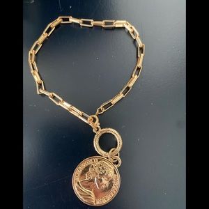 NWOT (c)Coin Charm Bracelet